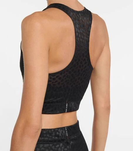 Adam Selman Sport Stretch-nylon crop top 4