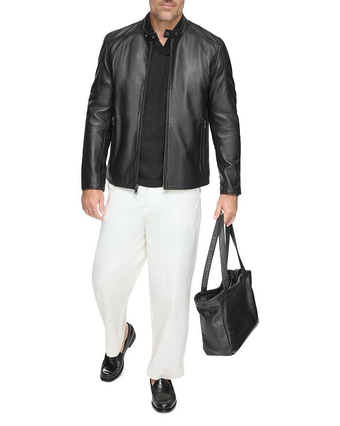 Andrew Marc Viceroy Leather Full Zip Moto Jacket 3