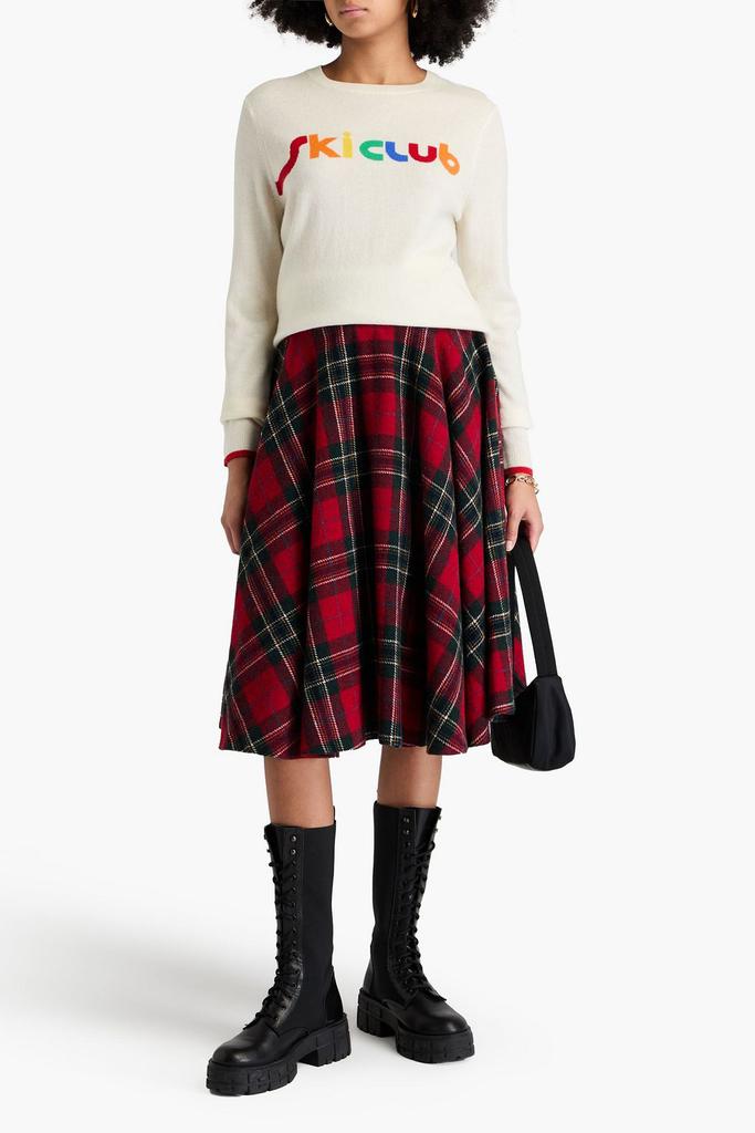 Chinti & Parker Intarsia wool and cashmere-blend sweater
