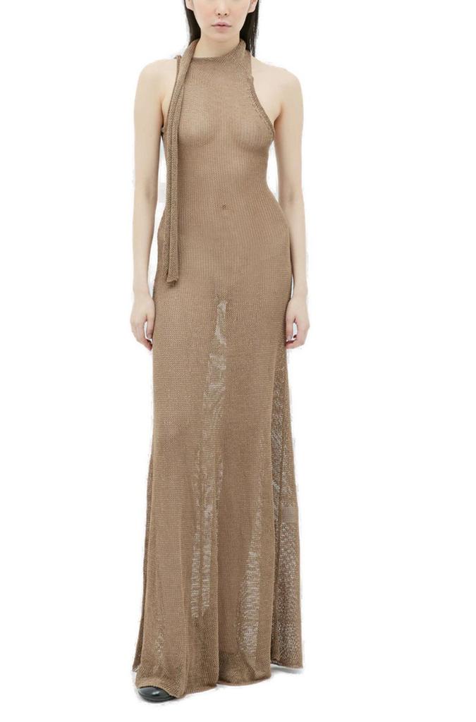 Aya Muse Aya Muse Tera Halterneck Scarf Knitted Maxi Dress