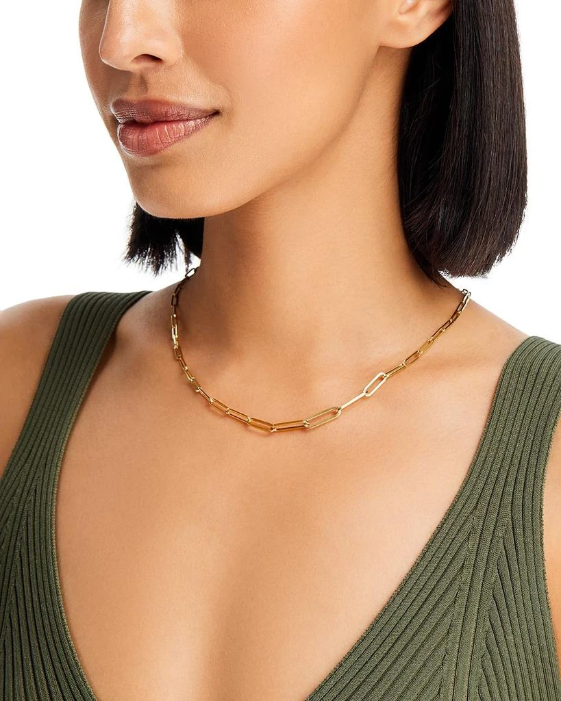 Roberto Coin 18K Yellow Gold Classic Oro Link Necklace, 17" 3