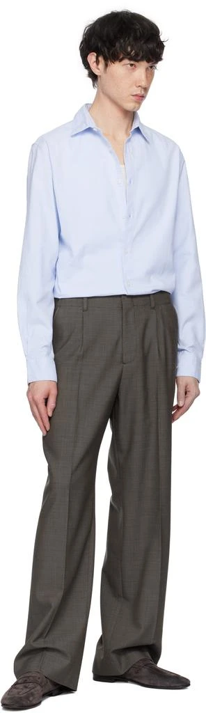 Sunspel Blue Oxford Shirt 4