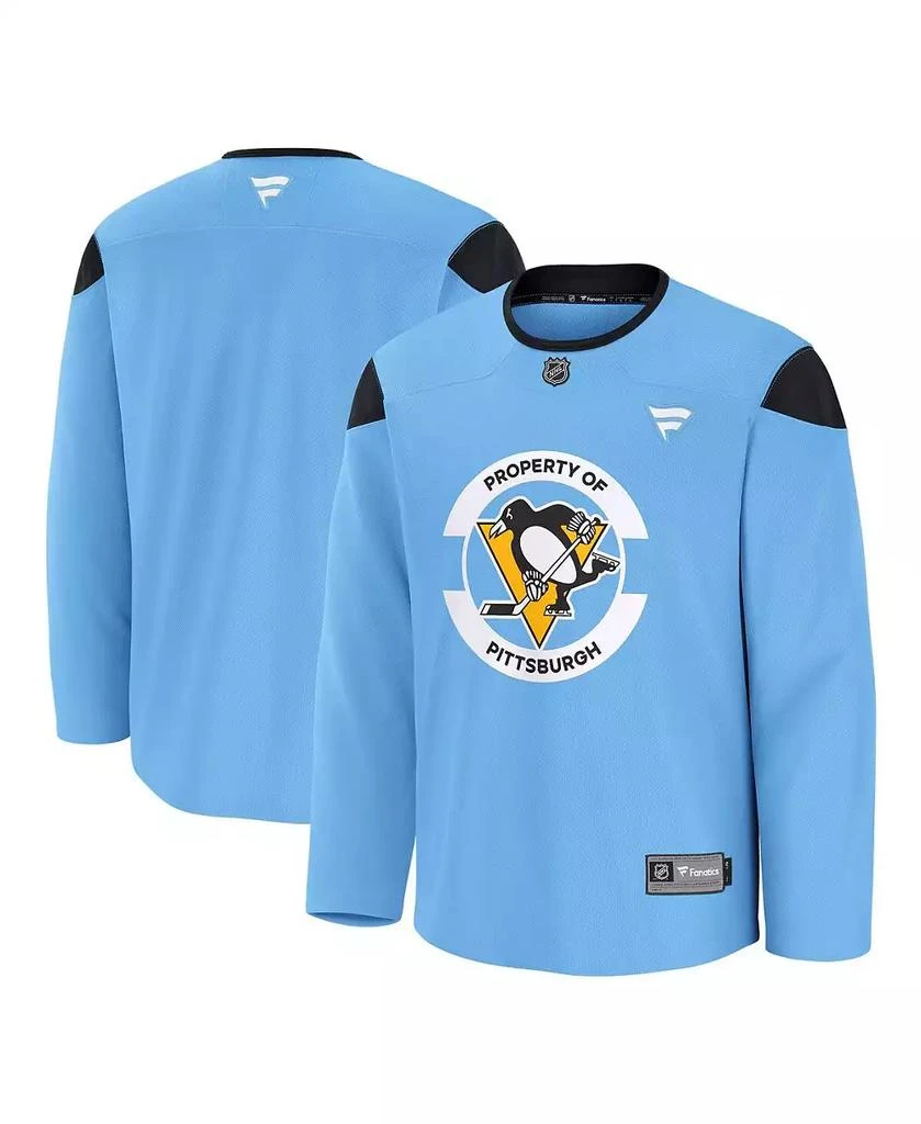 Fanatics Men's Blue Pittsburgh Penguins Home Practice Jersey 1