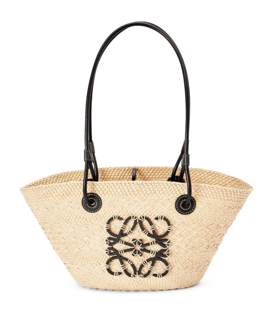 LOEWE x Paula’s Ibiza Small Woven Anagram Basket Bag 1