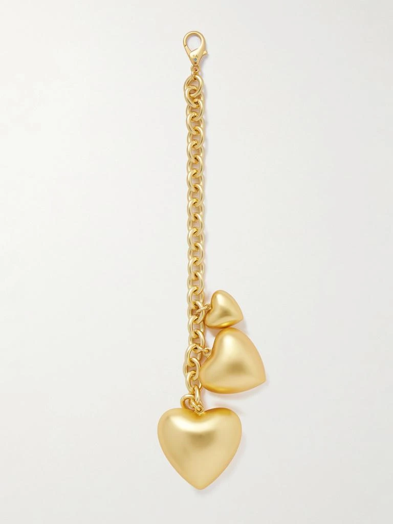 Roxanne Assoulin The Puffy Heart Gold-tone Bag Charm