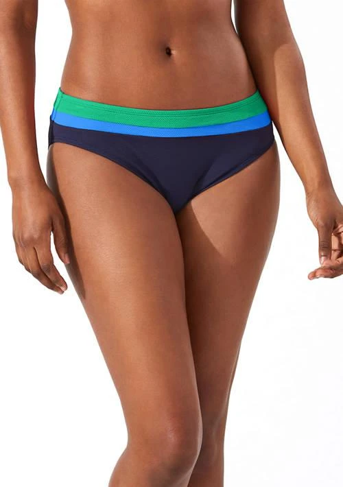 Tommy Bahama Bahama Island Cays Color Block Hipster Swim Bottoms 1
