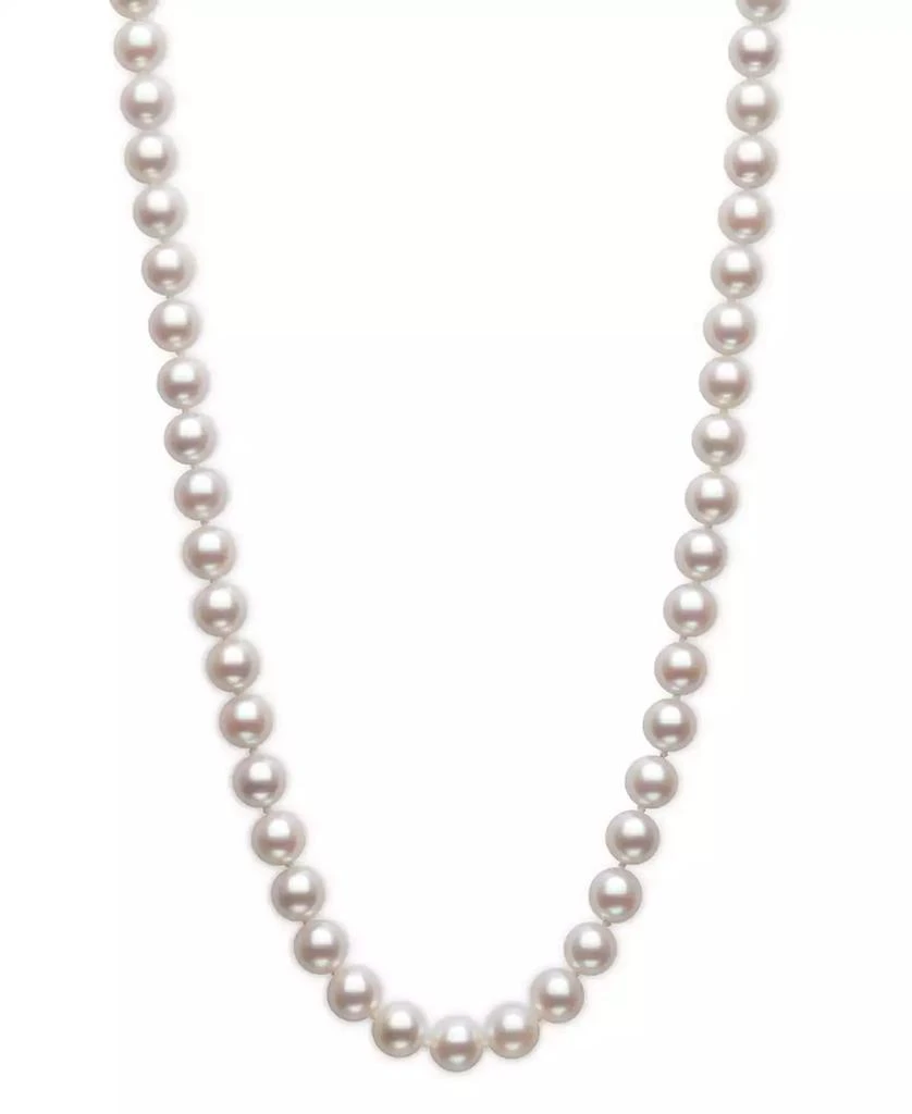 Belle de Mer Cultured Akoya Pearl (6-1/2-7mm) Classic 18" Collar Necklace 1