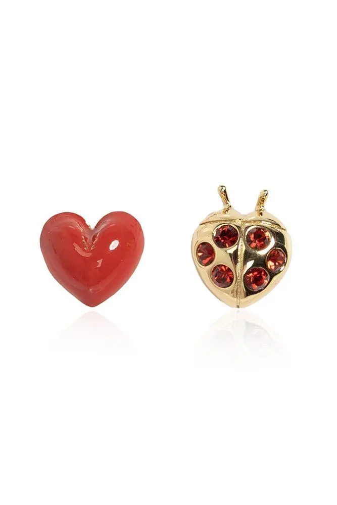 Kate Spade Kate Spade Heart Ladybug Stud Earrings