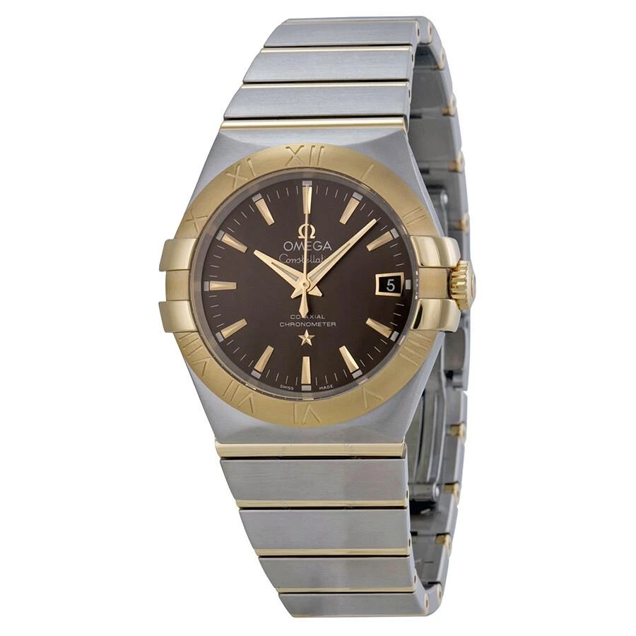 Omega Constellation Grey Dial Steel and 18kt Yellow Gold Men's Watch 123.20.35.20.06.001 1