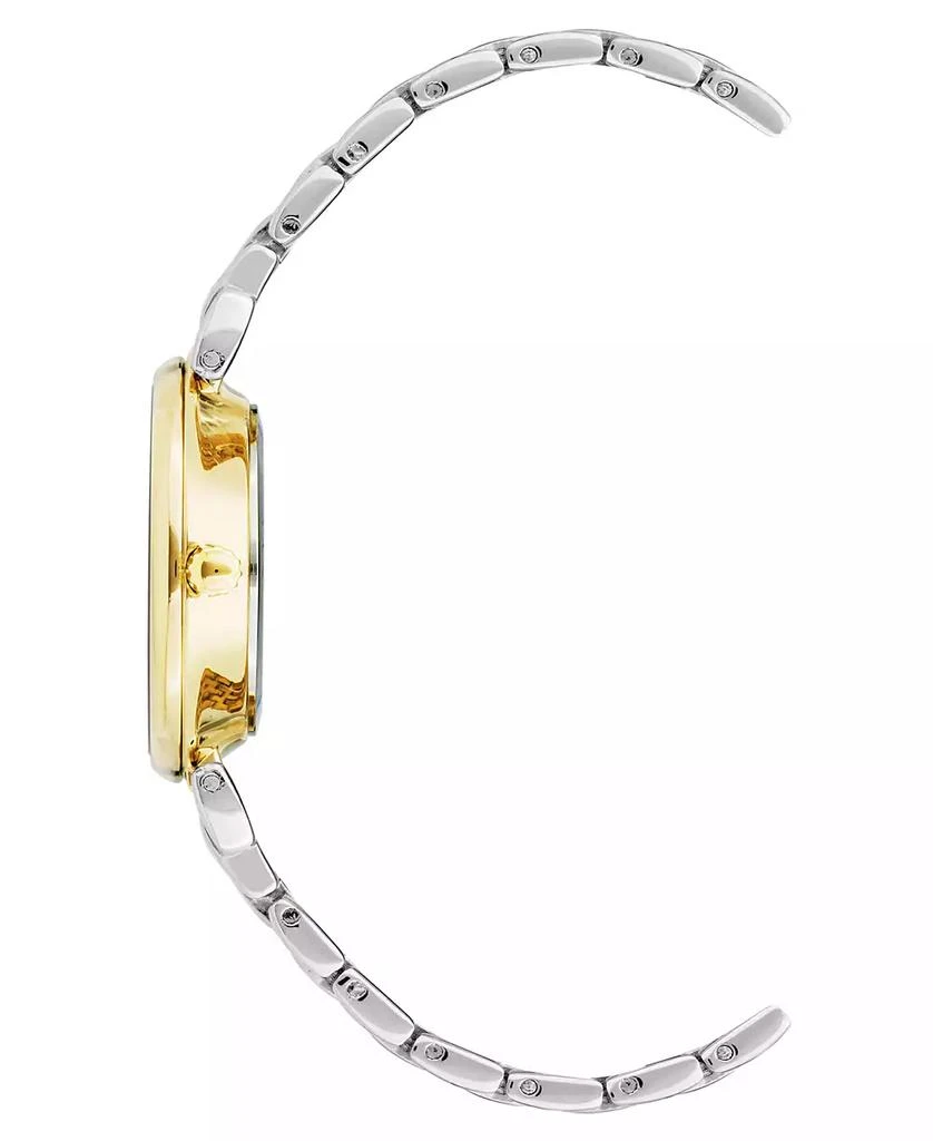 Anne Klein Women's Quartz Floral Two-Tone Metal Alloy Watch 3