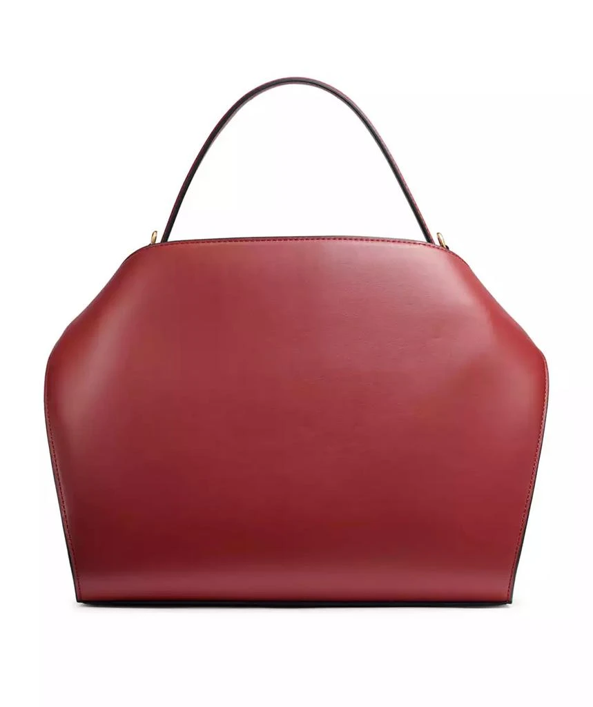 Donna Karan Plandome Chain Top Handle Leather Satchel 4