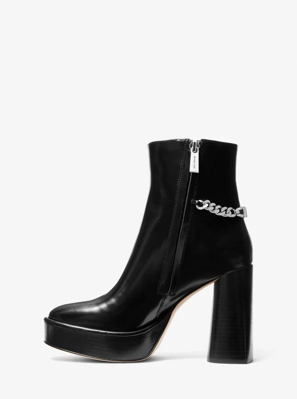 Michael Kors Carlisle Leather Platform Boot 3