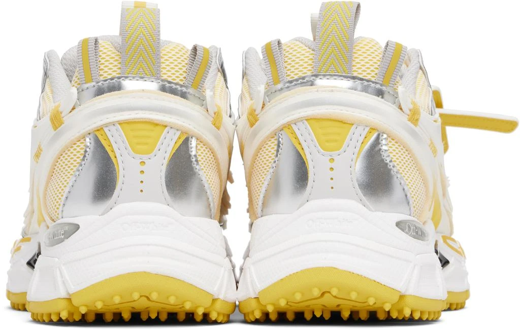 Off-White Yellow & White Be Right Back Sneakers 2