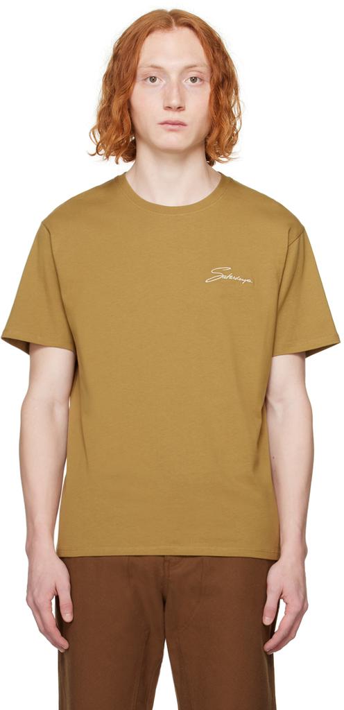 Saturdays NYC Tan Signature T-Shirt