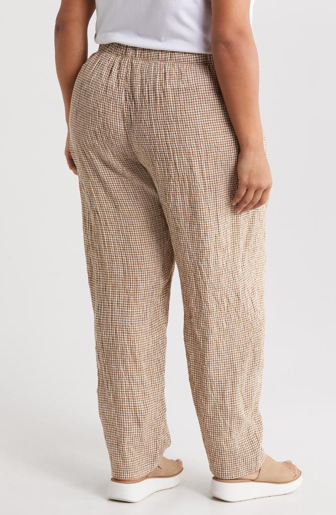Eileen Fisher Organic Linen Tapered Ankle Pants