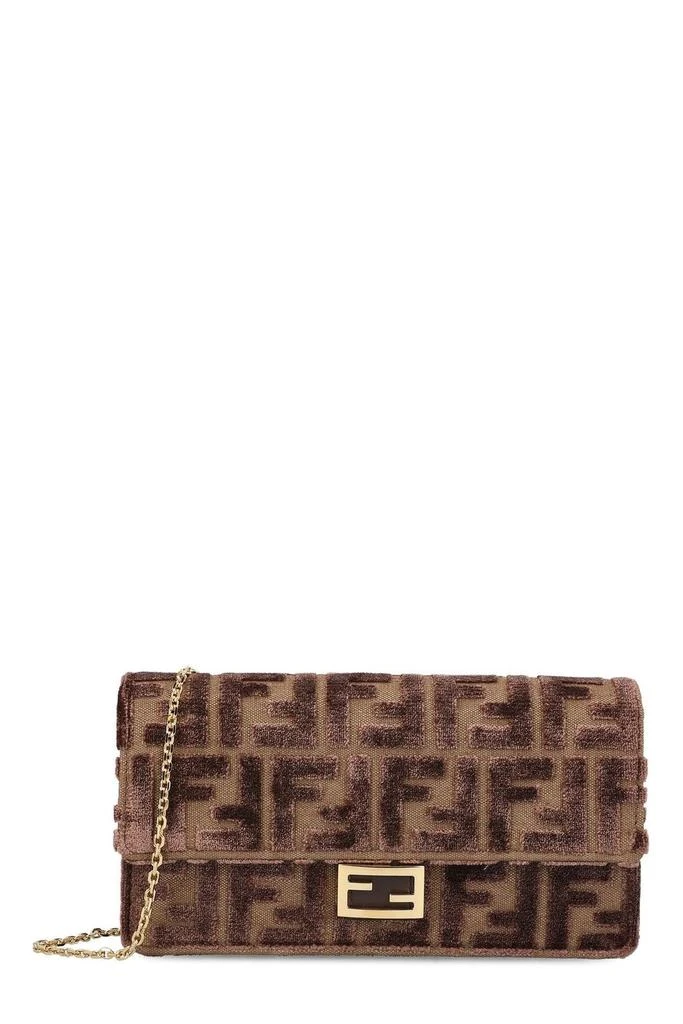 Fendi Fendi Baguette FF Chained Compact Wallet 1