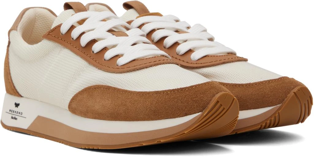 Weekend Max Mara Off-White 
Tan Raro Sneakers 4