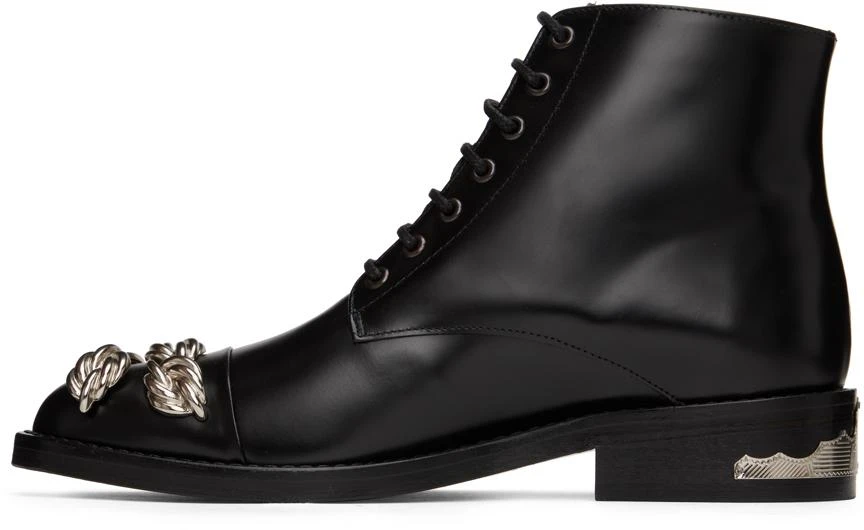 Toga Pulla Black Embellished Ankle Boots 3
