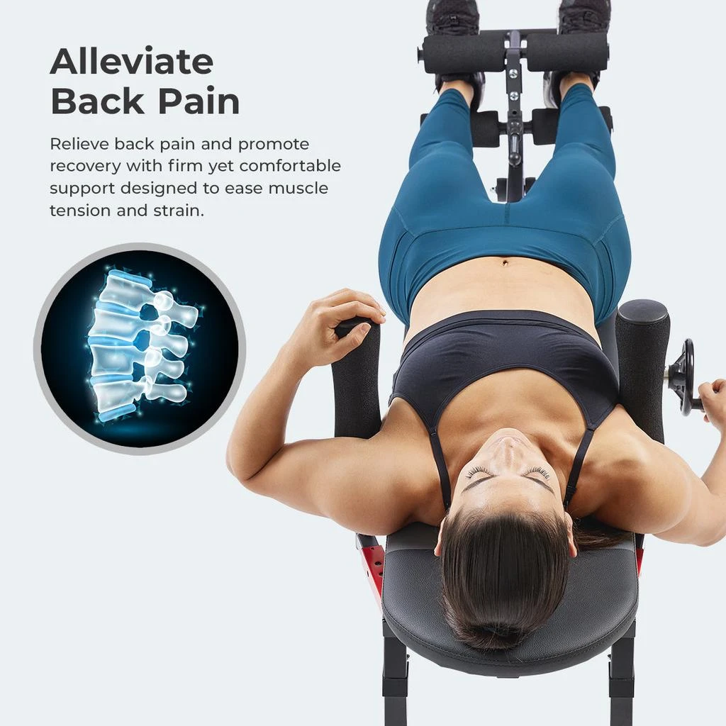 Sunny Health & Fitness Inversion Traction & Stretch Decompression Table 3