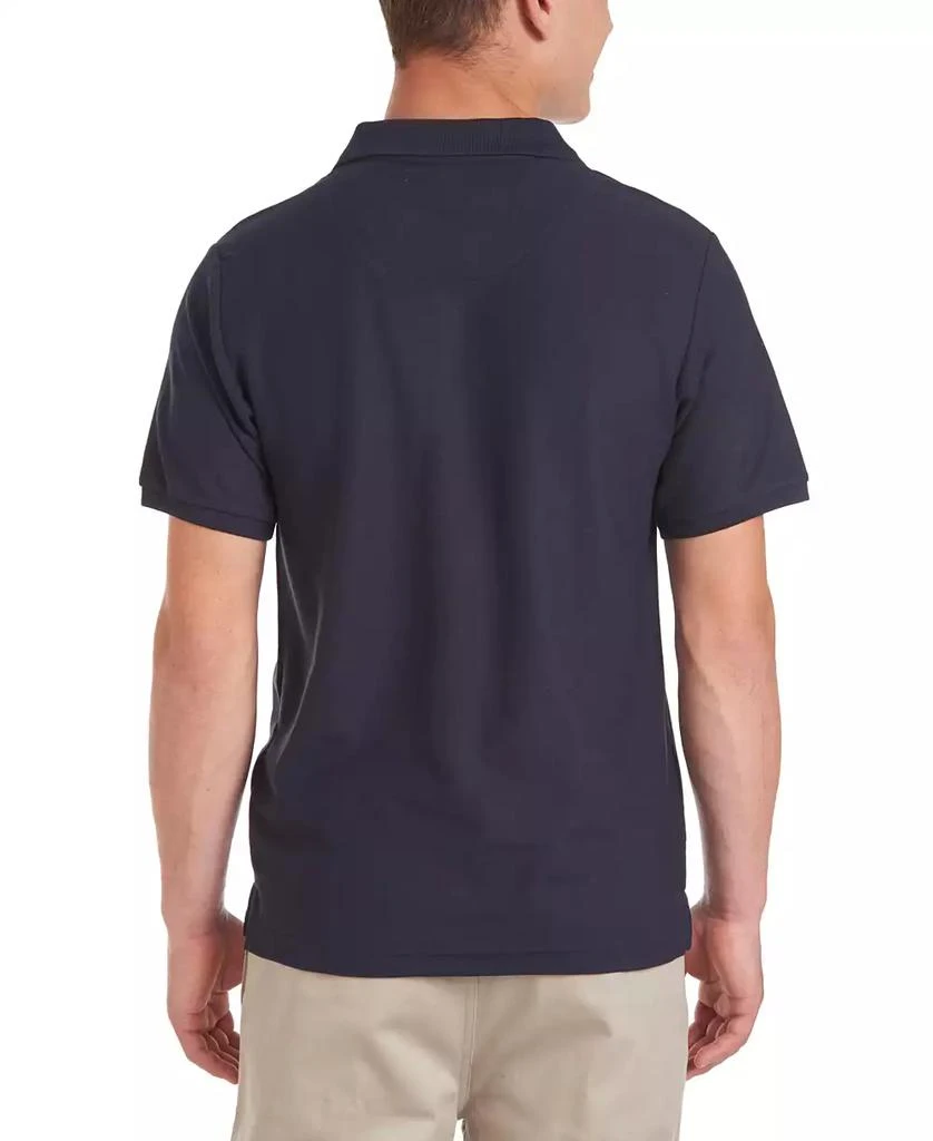 Nautica Young Men Uniform Short Sleeve Double Pique Polo 2