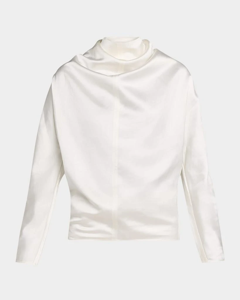Totême Cowl-Neck Organza Blouse