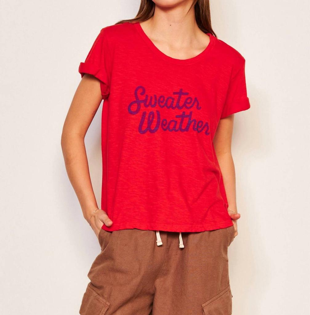 Sundry Sundry - Rolled Sleeve Graphic Tee