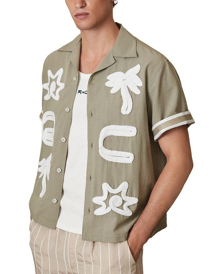 REISS Che Palco Embroidered Camp Shirt 1