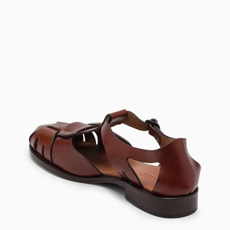 HEREU Brown Pesca low sandals 5