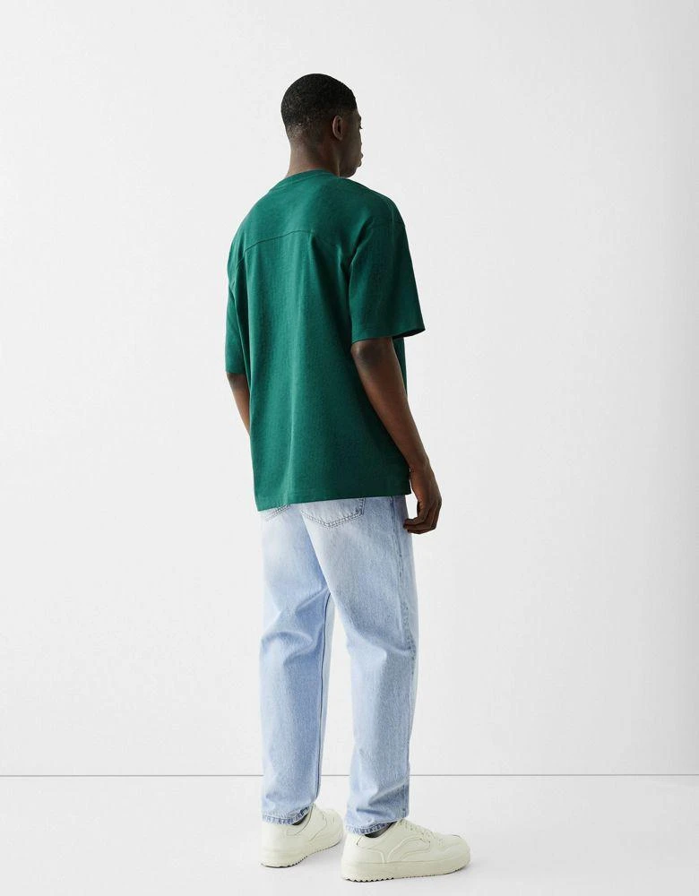 Bershka Bershka loose fit jeans in light blue 2