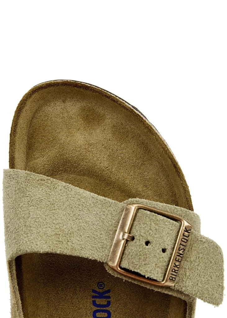 Birkenstock Arizona taupe suede sliders 4