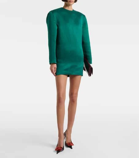 Yves Saint Laurent Silk satin minidress 2