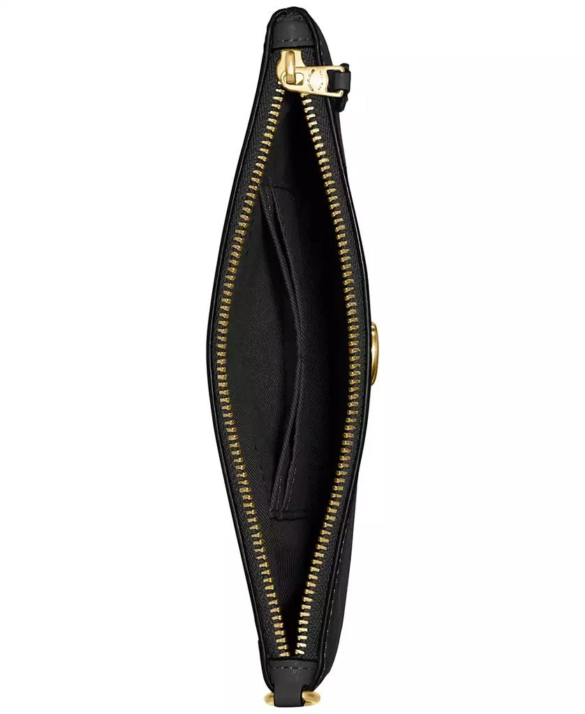 Coach Polished Pebble Leather Small Zip-Top Wristlet 2