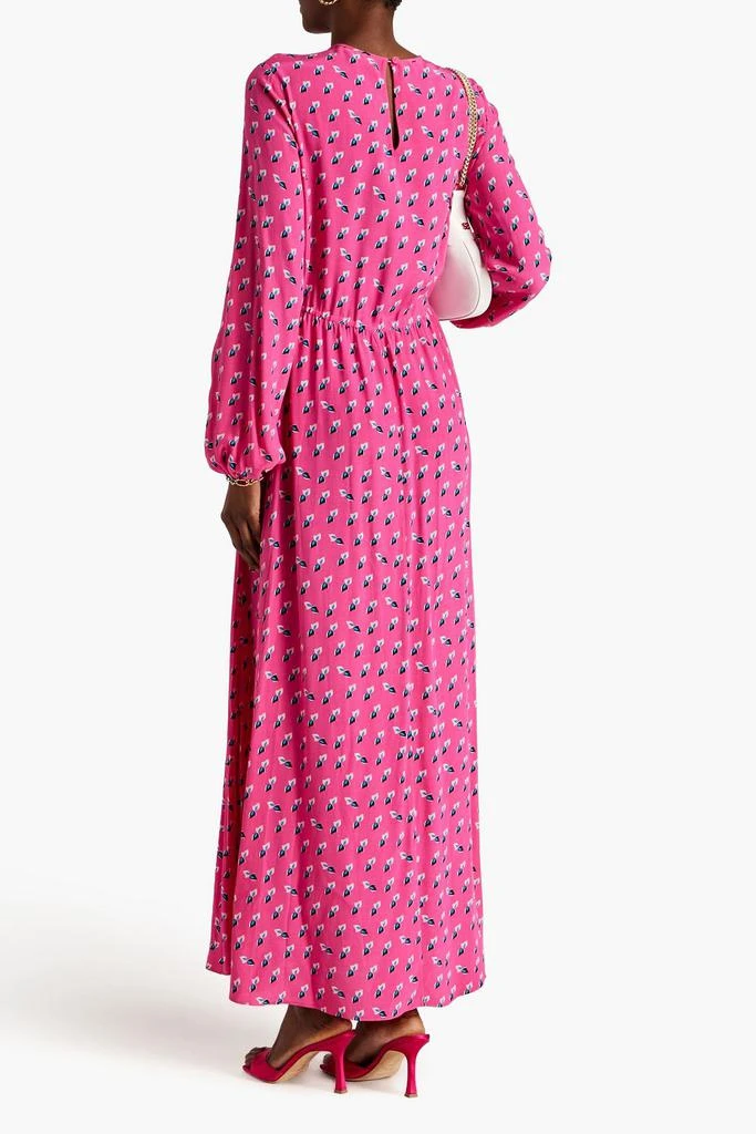Diane von Furstenberg Sydney printed crepe de chine maxi dress 3