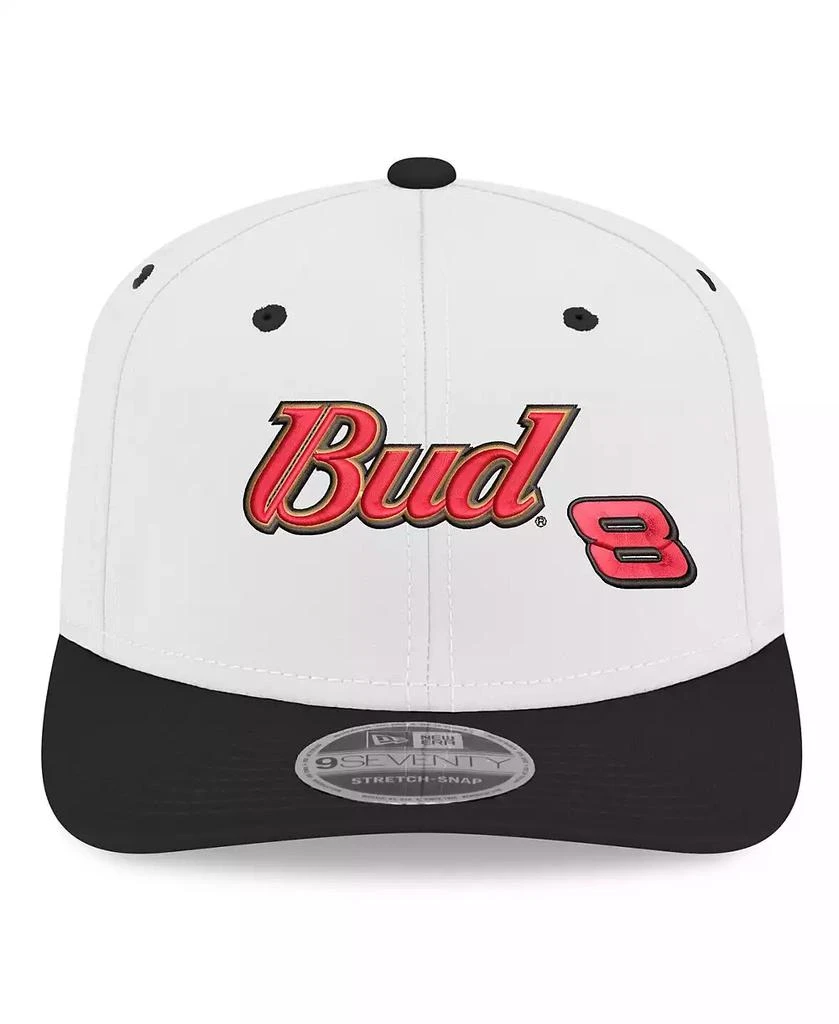 New Era Men's White Dale Earnhardt Jr. Budweiser 9SEVENTY Stretch-Snap Hat 4