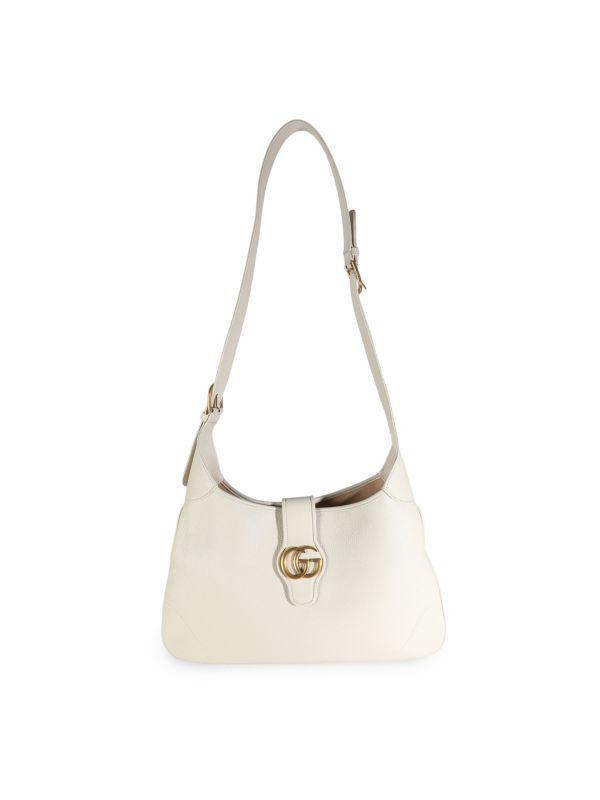 Gucci Gucci White Leather Large Aphrodite Hobo