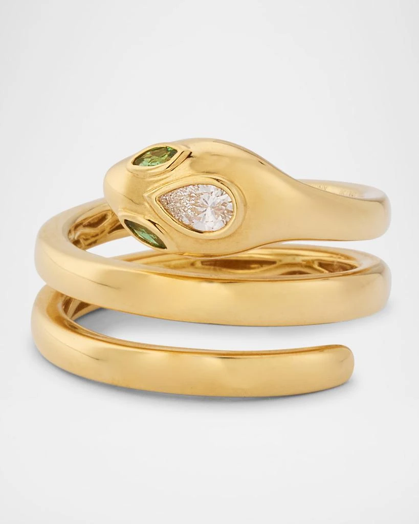 Anita Ko 18K Yellow Gold Snake Coil Ring 1