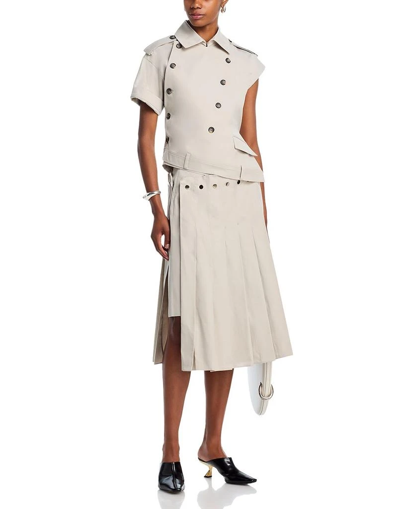 Rokh Double Layer Pleated Skirt 2