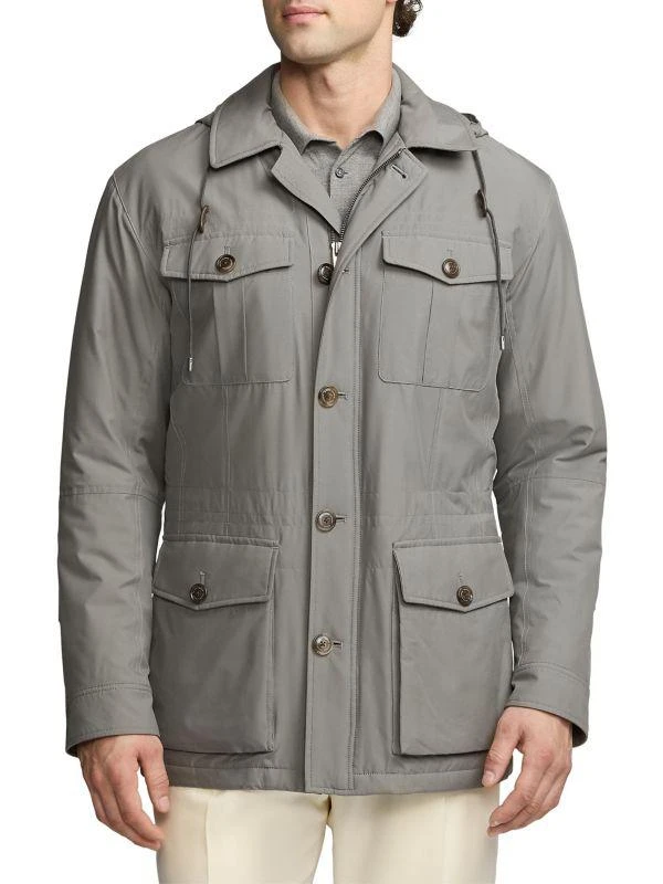 Ralph Lauren Hartridge Silk Hooded Field Jacket 1