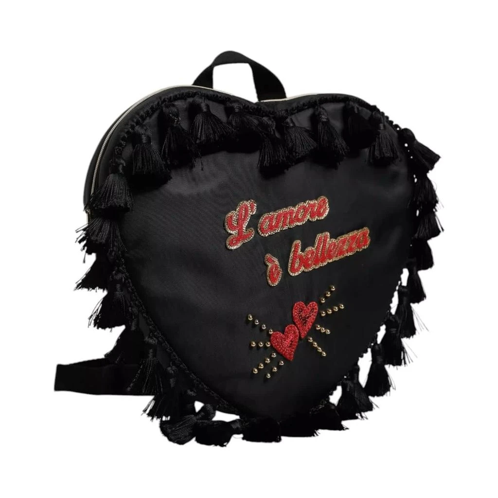 Dolce 
Gabbana Heart L
Amore Patch Embellished Kids Women
s Backpack (Pre-Owned) 2