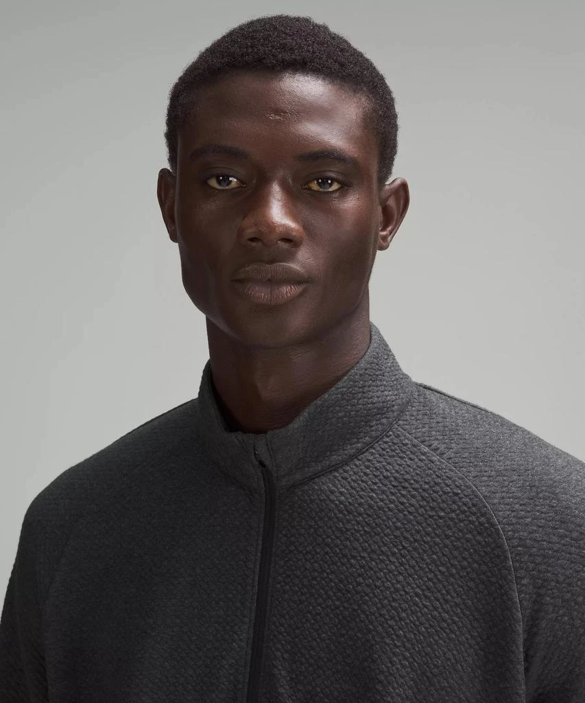Lululemon Textured Double-Knit Cotton Half Zip 33