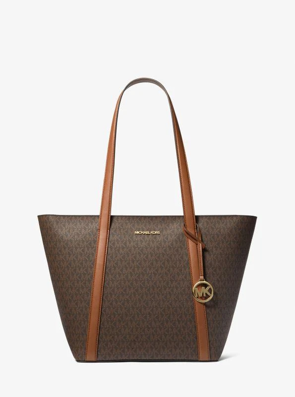 michael_kors Pratt Large Signature Logo Tote Bag 1