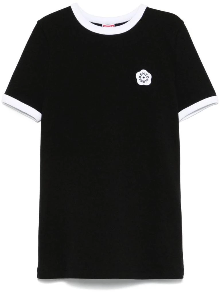 Kenzo Kenzo Flower Logo Cotton T-Shirt 1