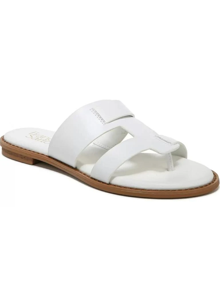 Franco Sarto Gretta Womens Leather Thong Slide Sandals 7