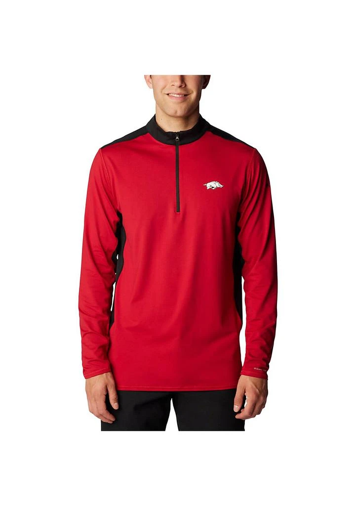 Columbia NCAA Arkansas Razorbacks Tech Trail™ Omni-Shade Quarter-Zip Top