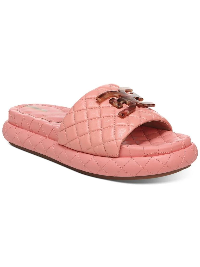 Sam Edelman Karinda Womens Leather Slip On Slide Sandals 1