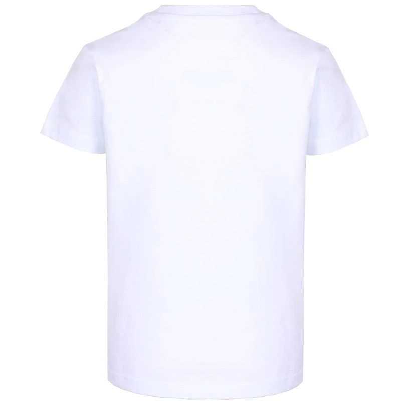 DON TEDDY Don teddy logo white t shirt with fun colorful lettering 2