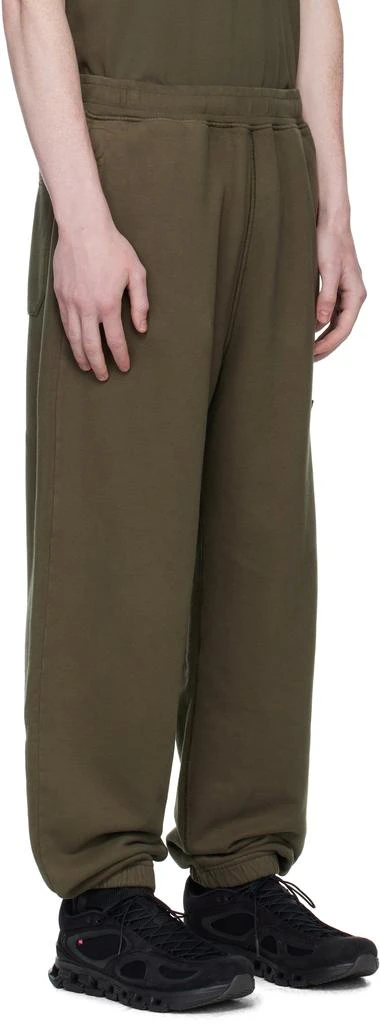 Stone Island Khaki 6200004 Brushed Organic Cotton Fleece Sweatpants 2