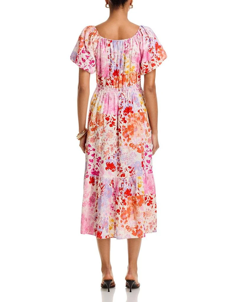 Derek Lam Laine Floral Printed Dress 4
