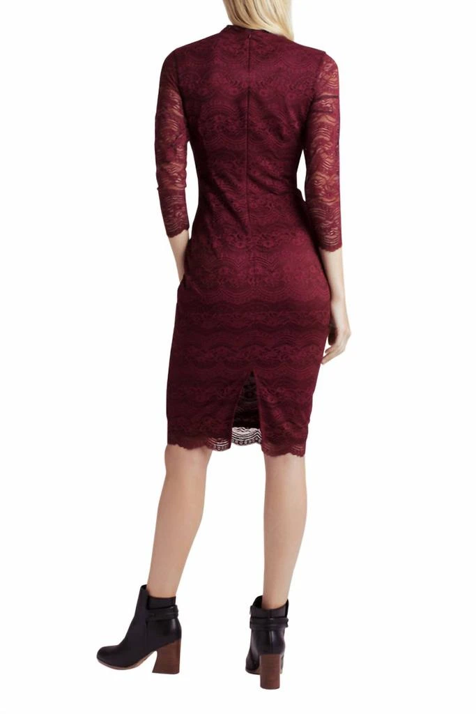 Shop High Neck Key Hole Bodycon Floral Lace Dress In Red on Sale at  BeyondStyle  Get 35% Off High Neck Key Hole Bodycon Floral Lace Dress In  Red with Limited-Time Flash