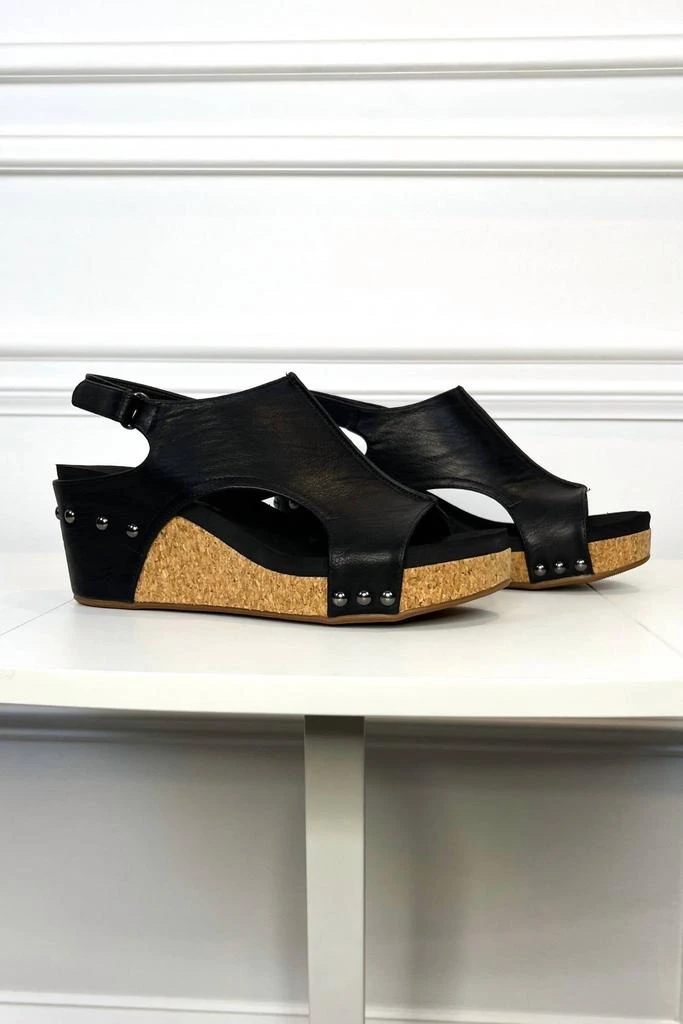 Corkys Footwear Say Baby Cork Wedge Sandals 2